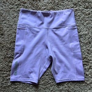 Blackmilk Power Up High Waisted Pocket Bike Short Peachies